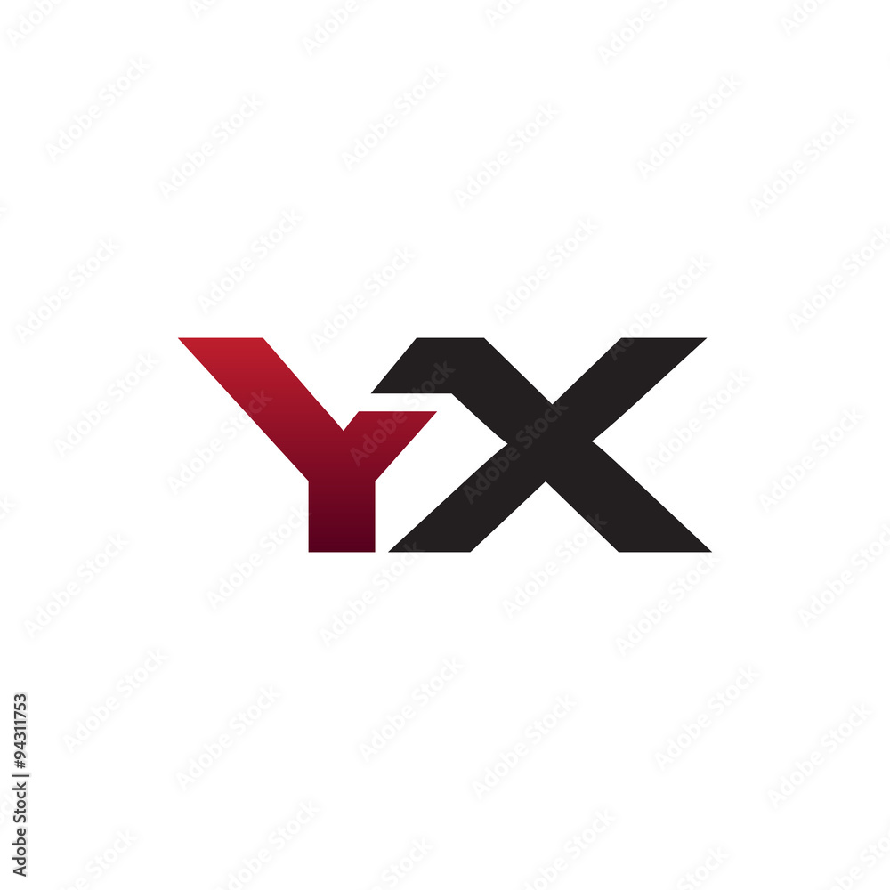 Modern Initial Logo YX Modern Initial Logo YX