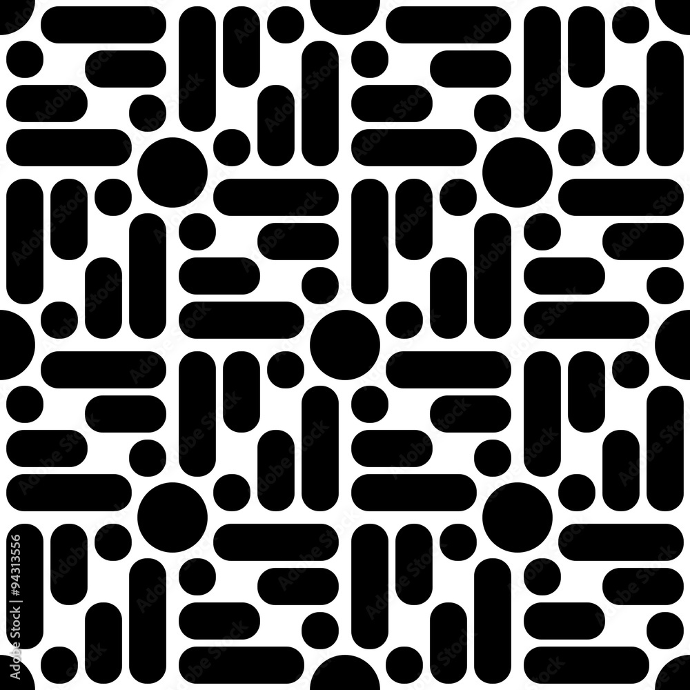 Seamless Diagonal Stripe and Circle Pattern Seamless Diagonal Stripe and Circle Pattern