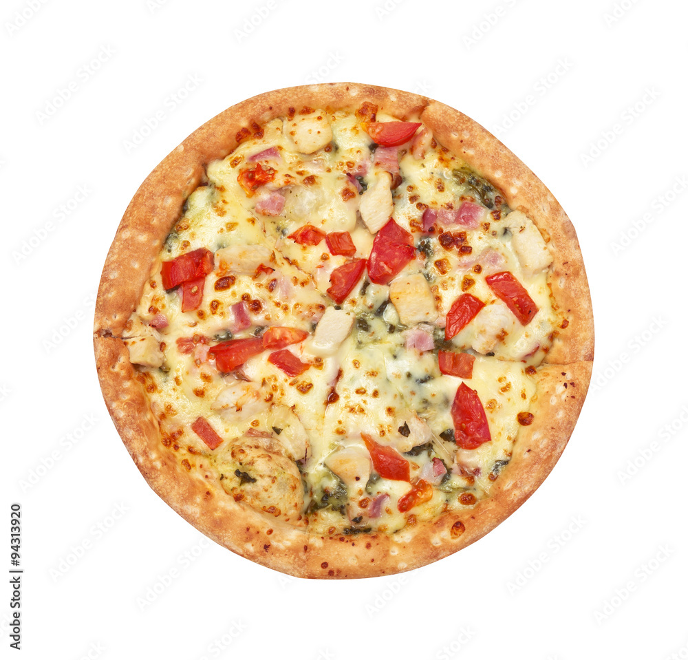 Pizza  isolated on white background