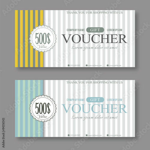 Vintage Gift Voucher Template
