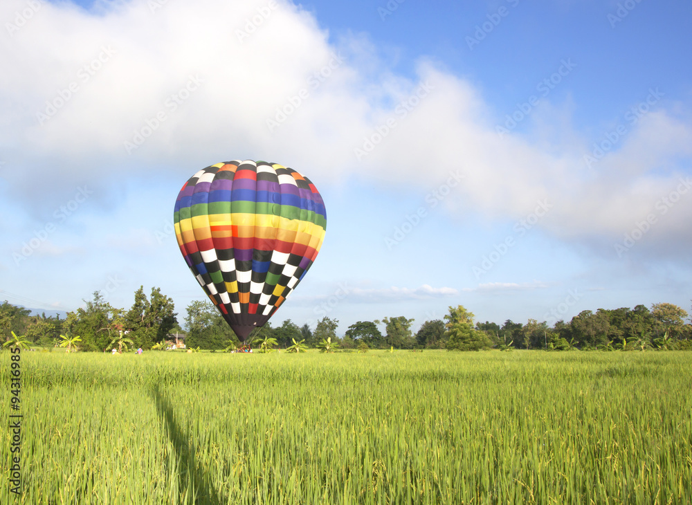 Fototapeta premium Balloon middle infield