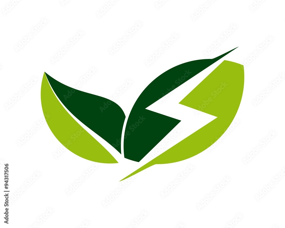 Fototapeta premium leaf energy