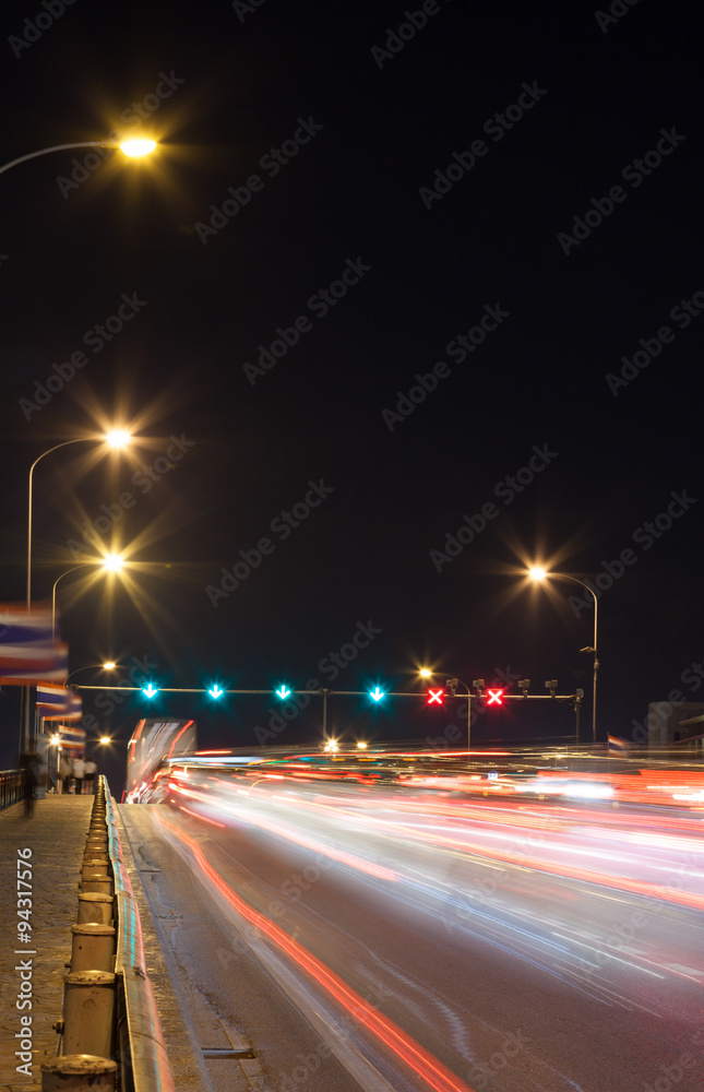 Traffic lights of cars