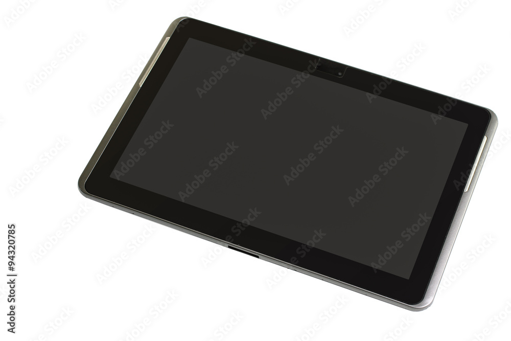 new tablet isolated on white background new tablet isolated on white background