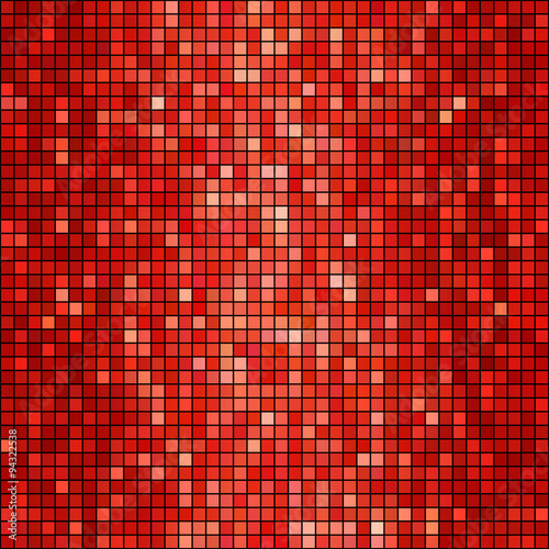 Vector red mosaic background
