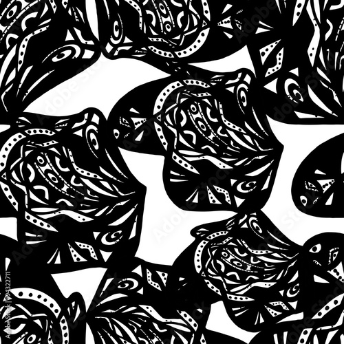 Seamless vector abstract  background.