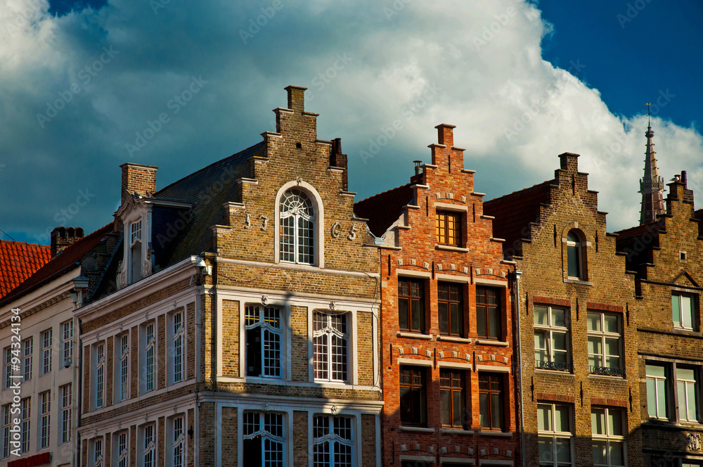 Fototapeta premium Houses in Bruges, Beglium