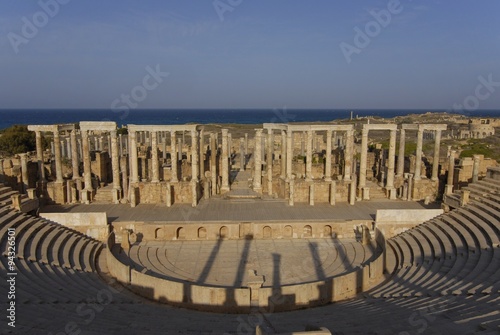 Theater  Leptis Magna im Abendlicht