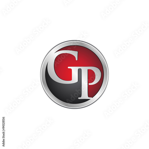 GP initial circle logo red