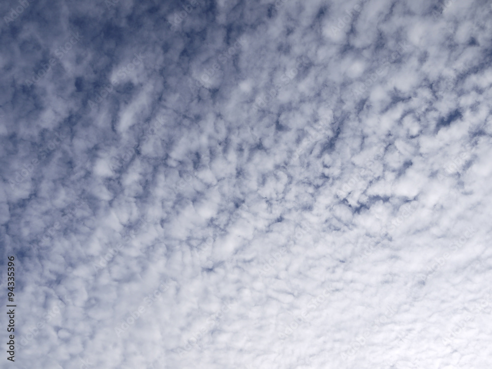 Blue sky with clouds