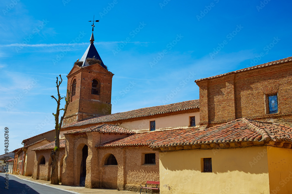 El burgo Ranero by Saint James Way in Leon