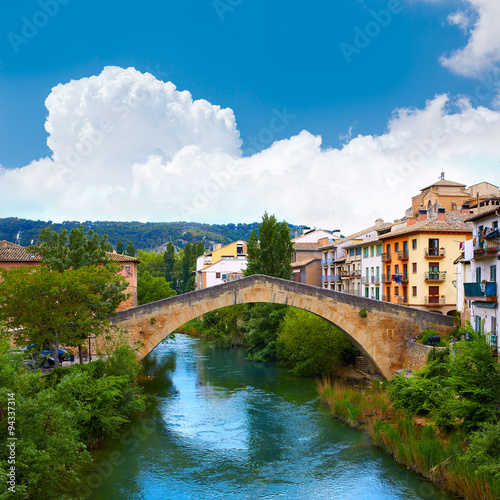 Estella bridge in Way of Saint James at Navarra photo