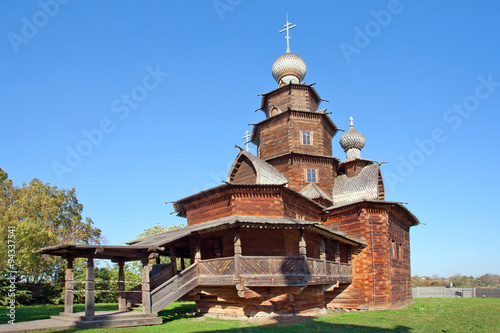 Wooden church of Ressurection in Suzdal  Russia.