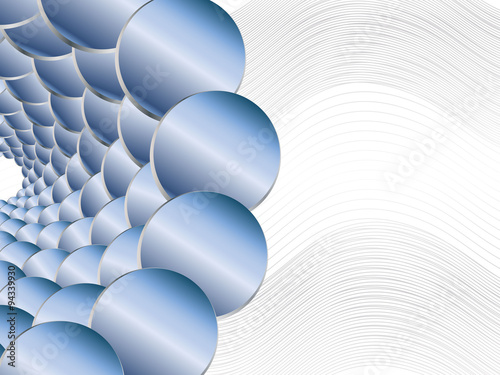 Abstract circles twister blend background