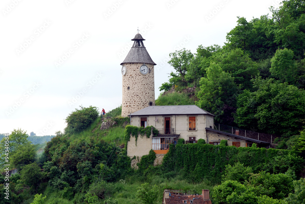 Character house and a bell tower