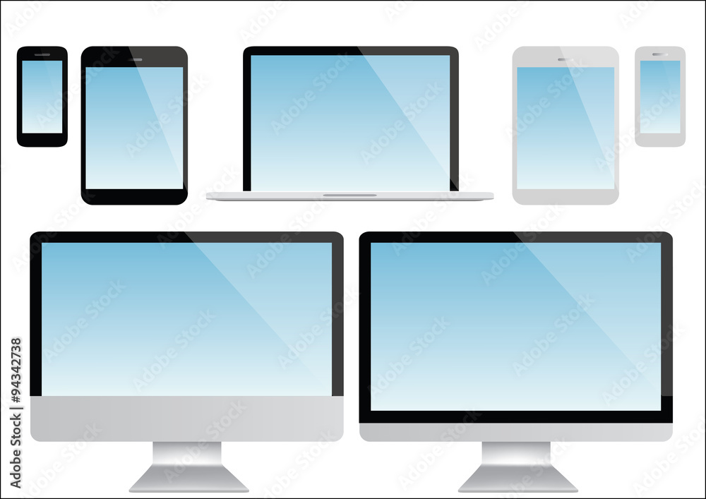 smart phone, laptop, computer, tablet collection smart phone, laptop, computer, tablet collection