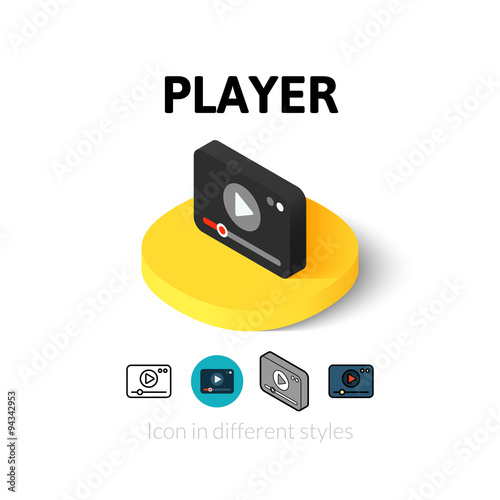 Player icon in different style