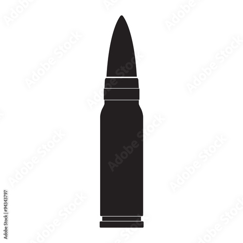 Bullet icon isolated on white background. Vector illustration.