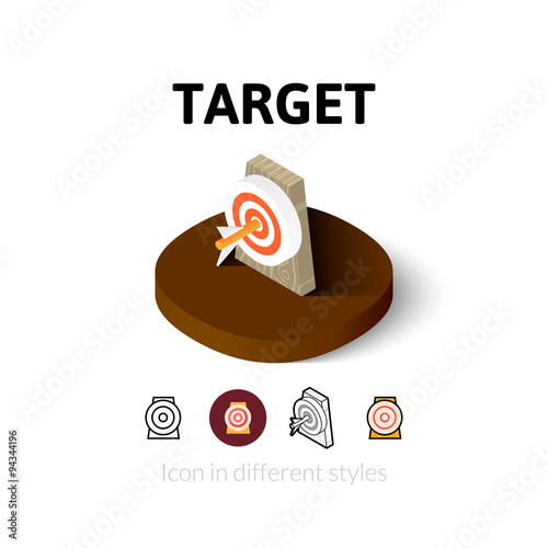 Target icon in different style