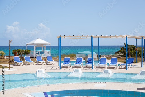 Photography Cayo Coco island, Cuba, Sep 2, 2015 beautiful inviting amazing gorgeous view of