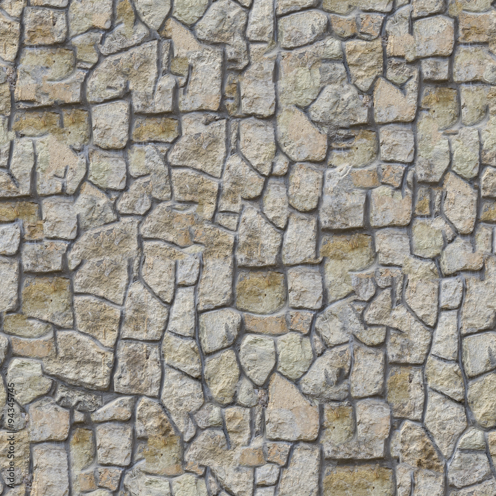 Wall Lined with Decorative Stone. Wall Lined with Decorative Stone.