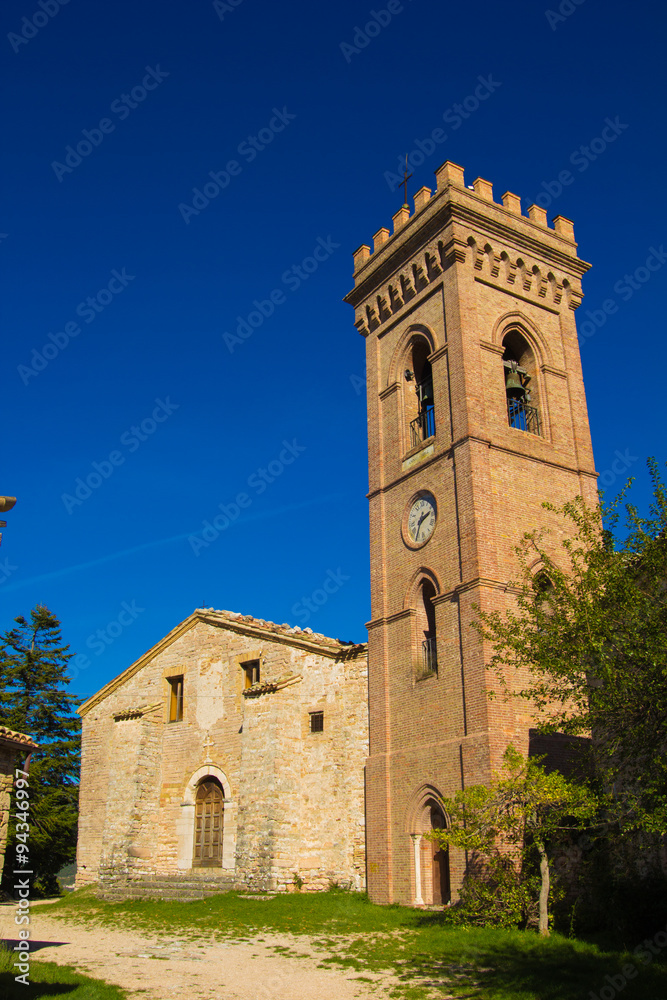 Chiesa di San Paolo sul colle di Trebbio, Fiastra