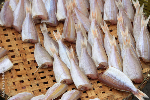 Drying fish photo