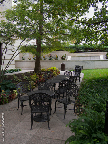 Cafe Chairs and Tables at the Ohio Statehouse © bucknut4pic
