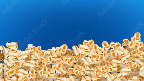 popcorn with blue back