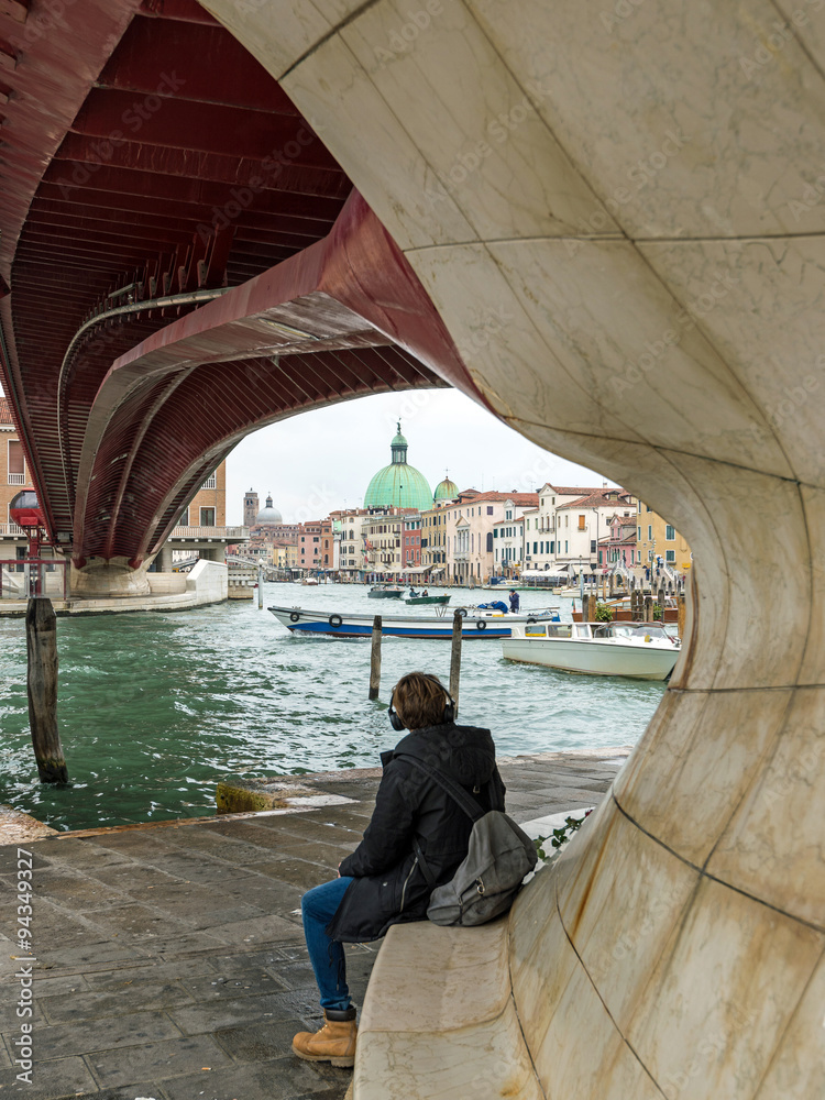 Fototapeta premium alt und neu in Venedig