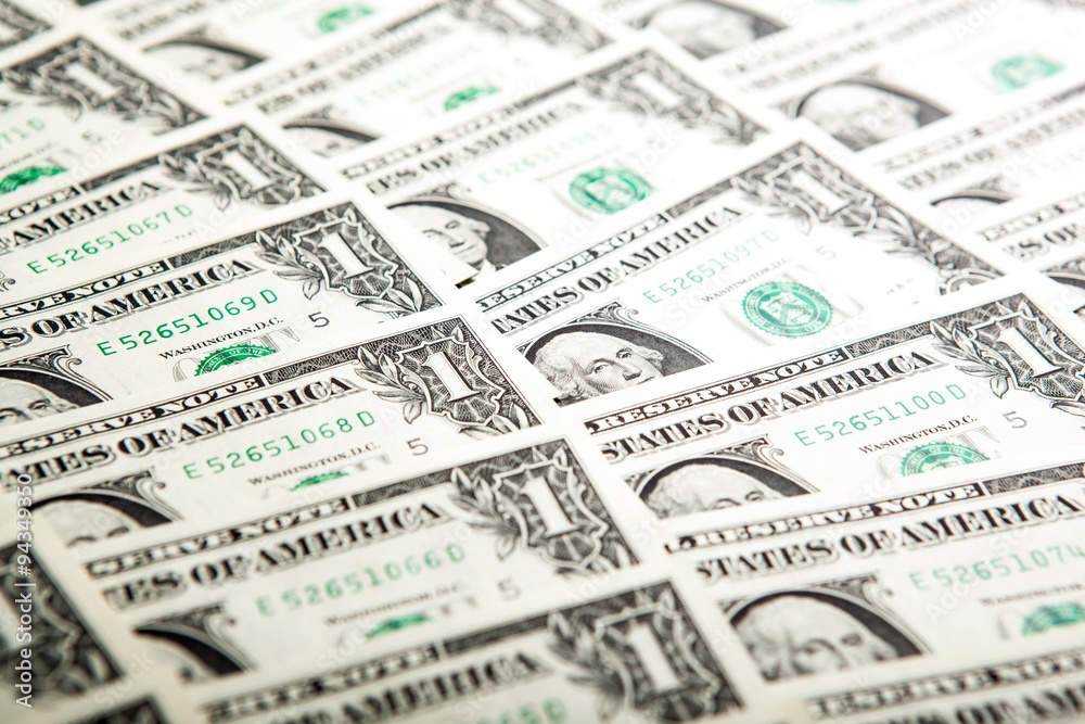 background heap of dollars