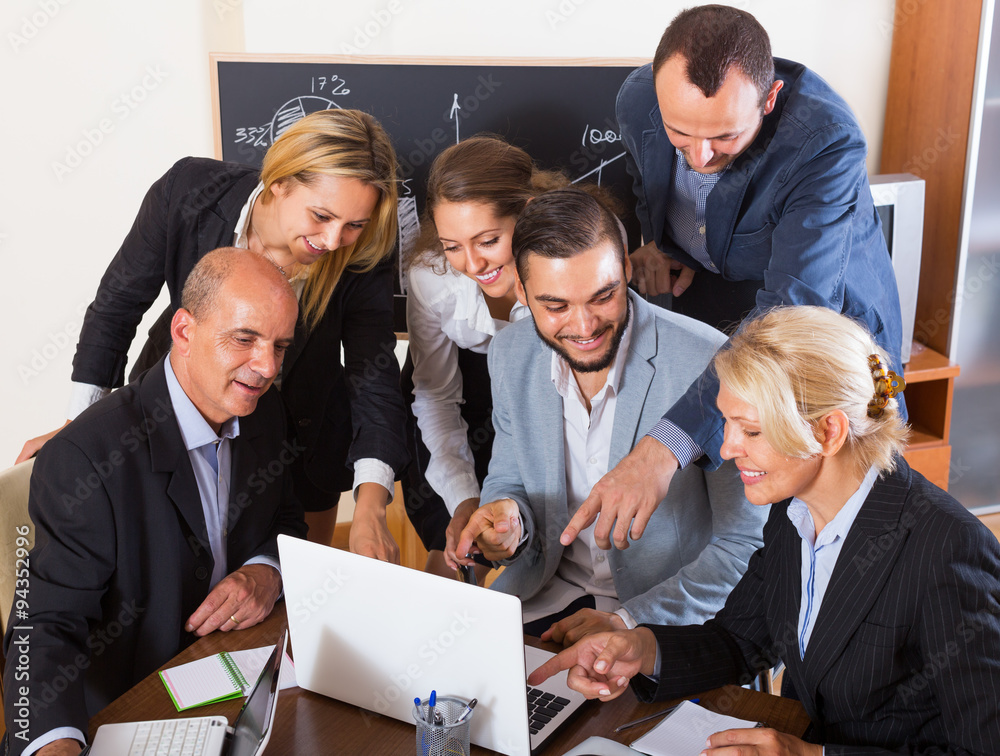 Fototapeta premium Business people having break