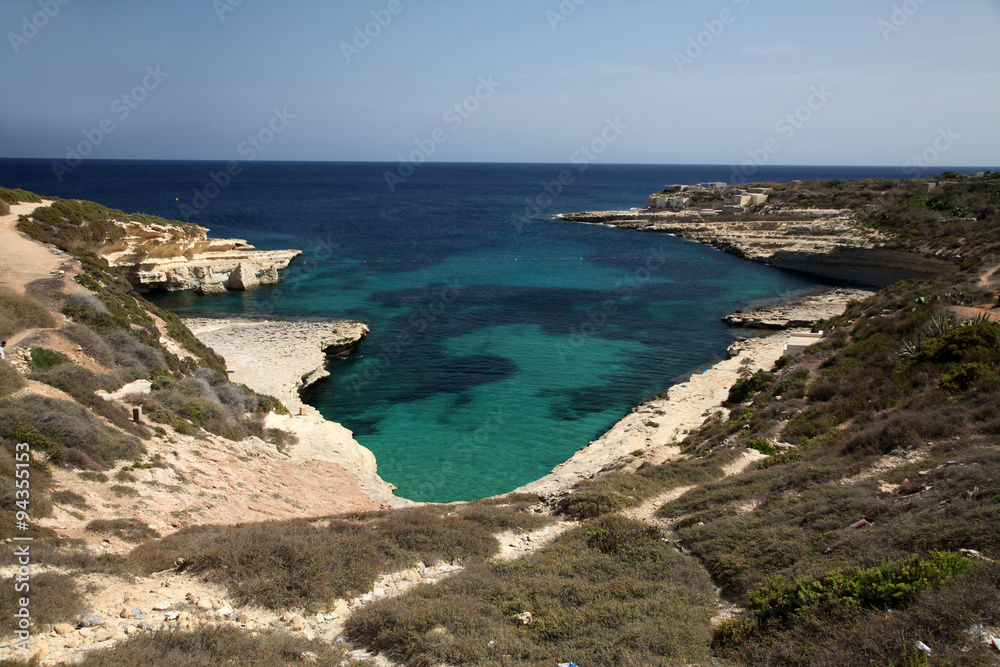 Fototapeta premium Bathing spot at Delimara