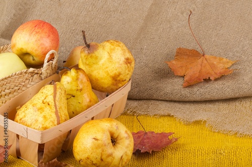 Yellow pears photo