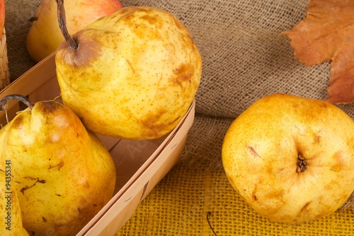 Yellow pears photo