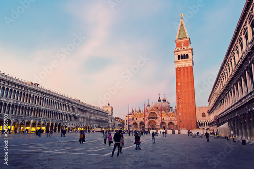 San Marco square in Venice  Italy