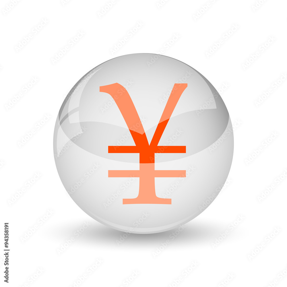 Fototapeta premium Yen icon