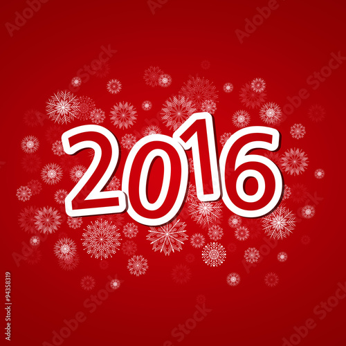 Vector Illustration of a Happy New Year Text Design