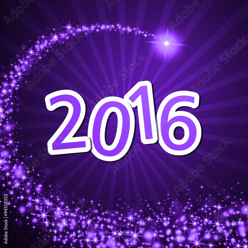 Vector Illustration of a Happy New Year Text Design