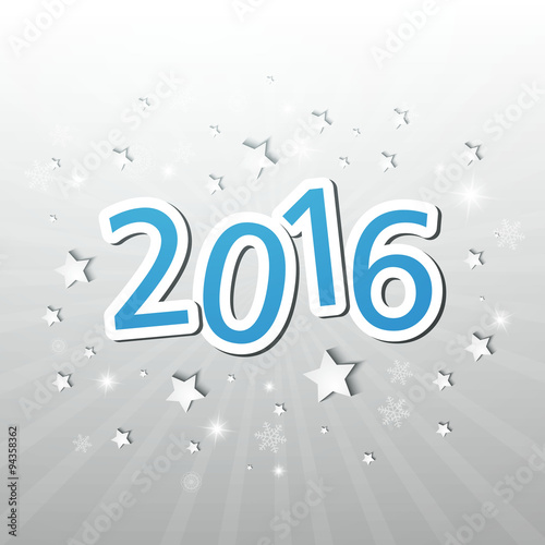 Vector Illustration of a Happy New Year Text Design