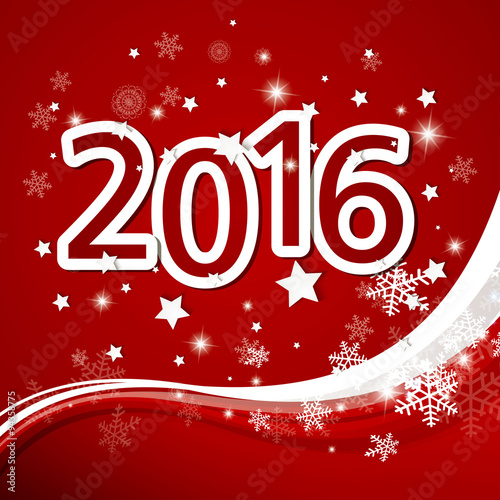 Vector Illustration of a Happy New Year Text Design