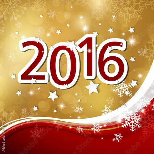 Vector Illustration of a Happy New Year Text Design