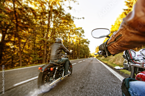 Close up of a high power motorcycle photo