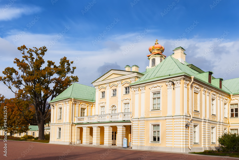 Grand Menshikov Palace south (1710 -1727) in Oranienbaum near St