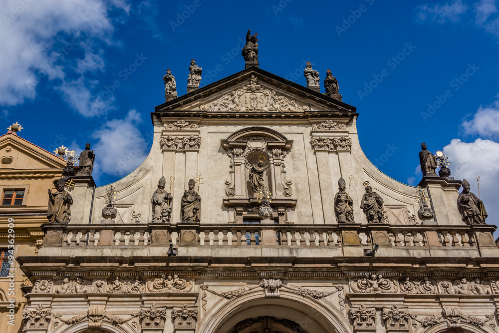 Fototapeta premium Church of the Holy Saviour (Salvator). Prague, Czech Republic.