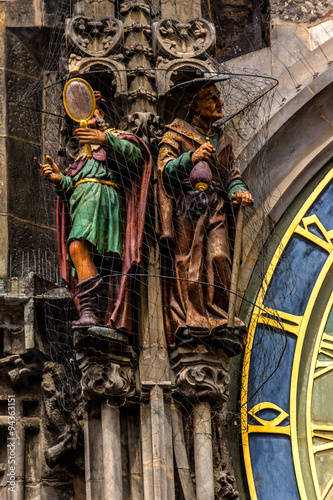 Astronomical Clock (Orloj, 1410), Old Town of Prague, Czech Rep.