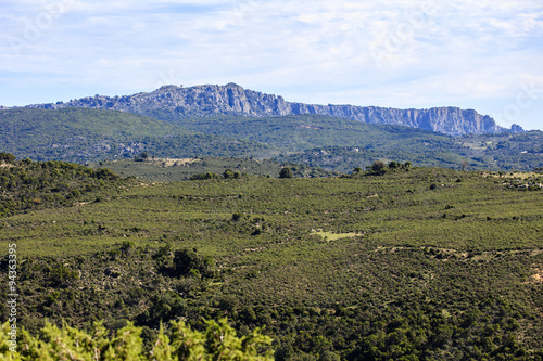 Sardinië, berglandschap bij Urzulei in de provincie Ogliastra photo