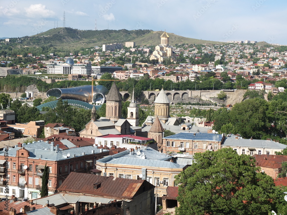 Красавец -город Тбилиси с высоты