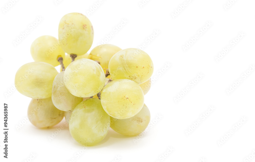 Grapes on a white background Grapes on a white background