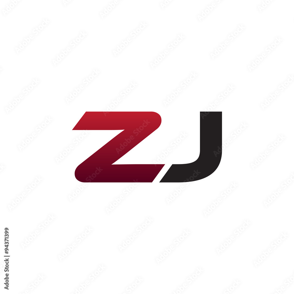Modern Initial Logo ZJ Modern Initial Logo ZJ